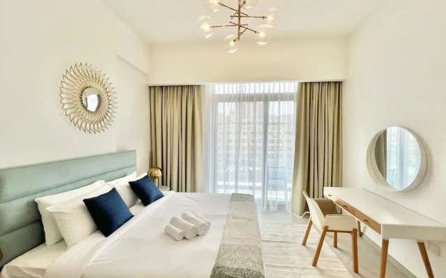 Waves - Comfortable JVC Apt with Balcony