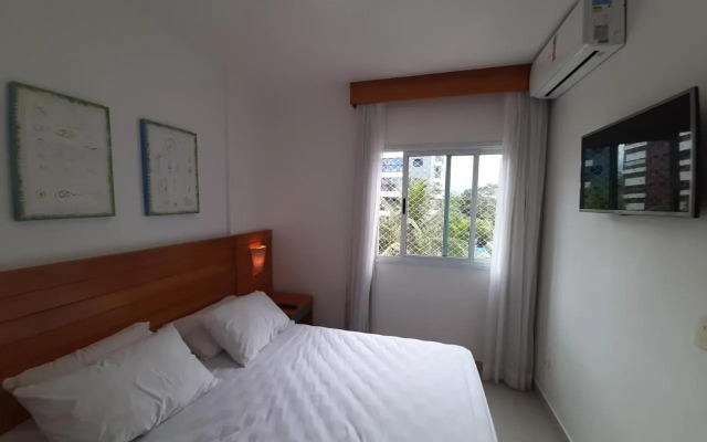 Flat e condomínio a 150m da praia - MOD 6