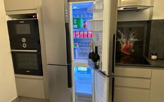 Stylish 1BR Apt w/ Fireplace & High-speed Wifi