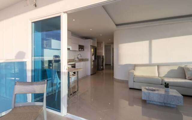 Apartamento con vista al mar 2Hab en Ctg