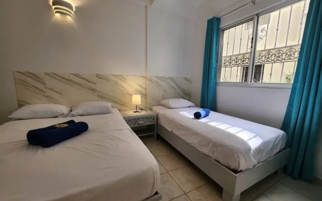 Secure 3-pers Apartment Close to the Beach