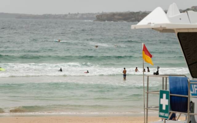 Ocean Front Building On Bondi Beach