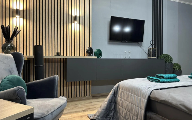 Апартаменты Fishing Vilagge Luxe (Рыбная деревня Люкс) на улице Октябрьская 57