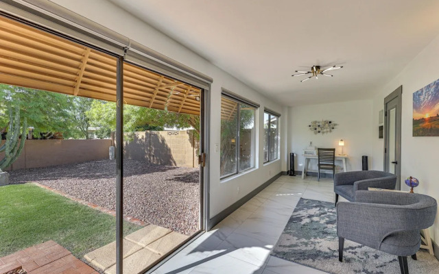 Sun Lakes Home: Fire Pit, Patio, Grill!