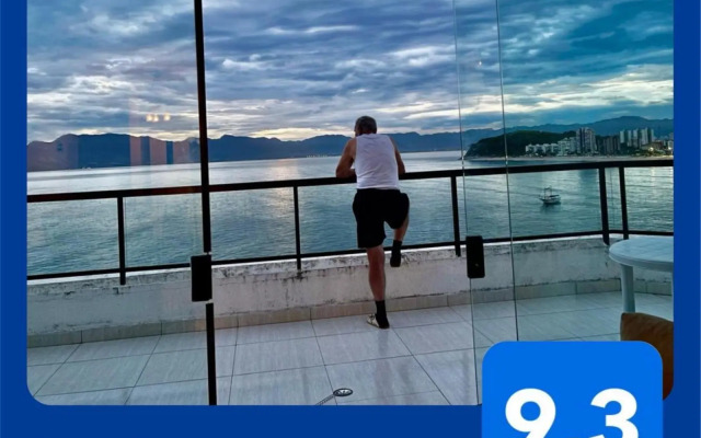 Linda Cobertura Duplex, Pé Na Areia,Vista Linda.