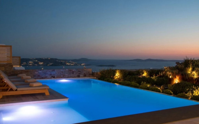 Luxury Key Mykonos 5 Bed Villa White Satin Agia Sofia