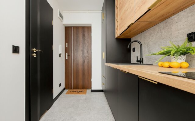 Black & Wooden Apartment by Renters