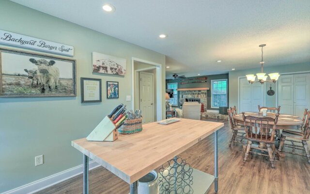 Lakefront Home w/ Entertainment Space & Dock!