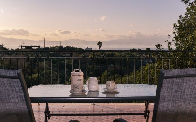 Charming seaview villa amid the olive groves