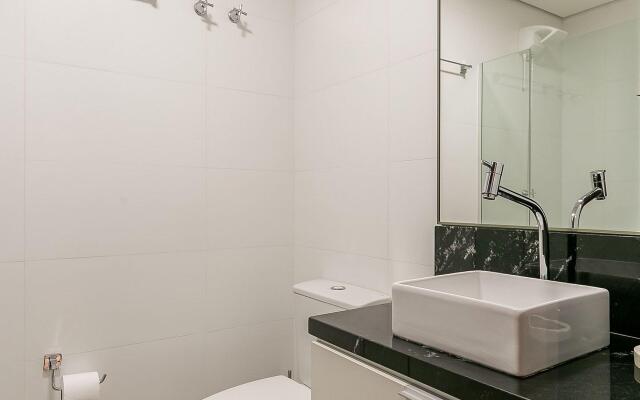 Vista mar com sacada no Centro #CA50