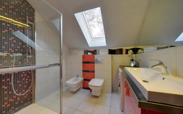Apartament Pod Gwiazdami - centrum z tarasem i kominkiem