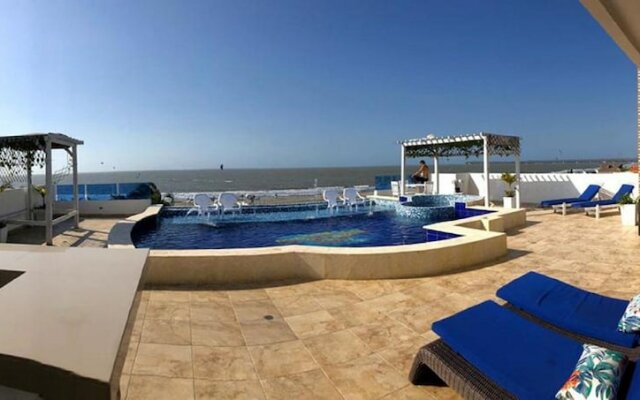 "6mb-1 Mansion In Cartagena On The Beach With Air Conditioning And Wifi"