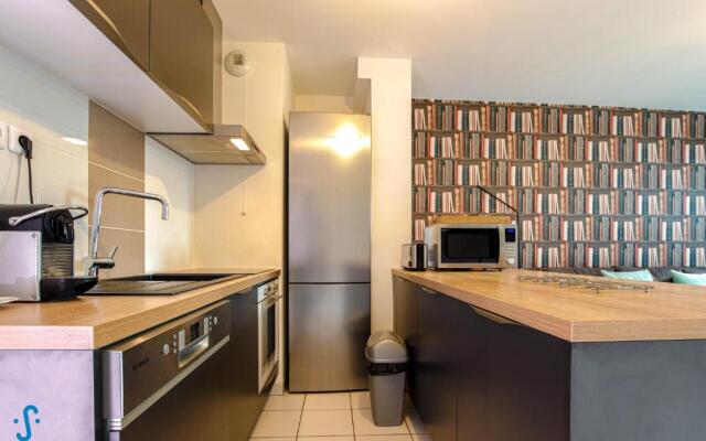 Appart avec Parking Climatisation Loggia à la Cité du Vin