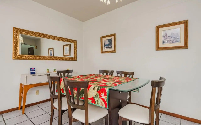 Apto 2Q 180m da praia c/ Churrasq. Garagem ERU032