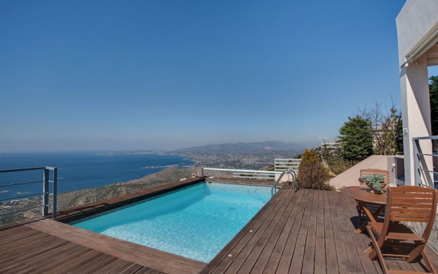 Alluring Villa in Saronida With Swimming Pool and Sea View