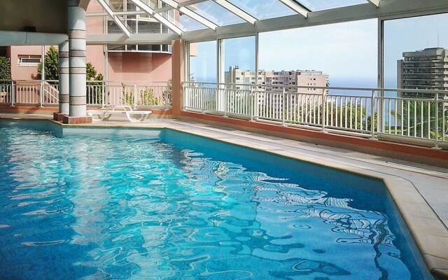 Studio in Beausoleil, With Wonderful sea View, Pool Access, Furnished