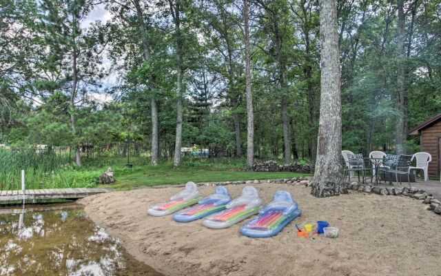 Spacious Cabin on Cross Lake: Treehouse & Sauna!