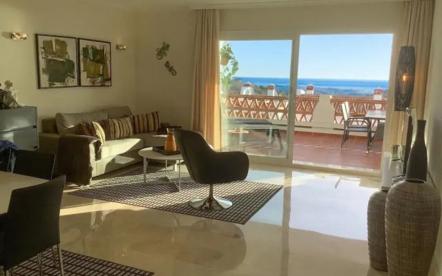 Pool Calahonda Palmeras With Sea View