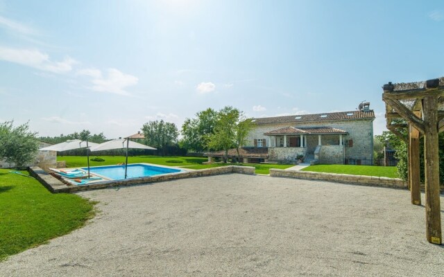 Enchanting villa with beautiful stone architecture