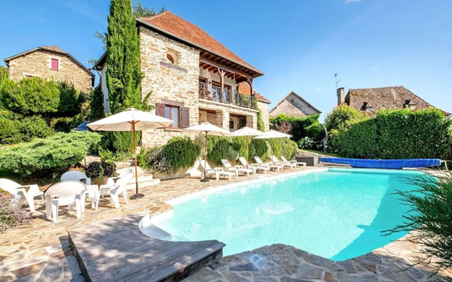 Stone House With Pool and Garden