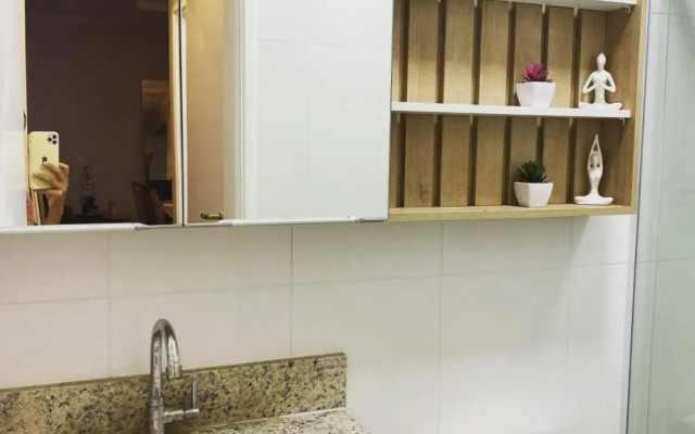 Apartamento em Bertioga com varanda gourmet