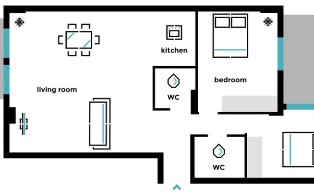 UPSTREET Stylish & Spacious 2BD Apt-Thiseio