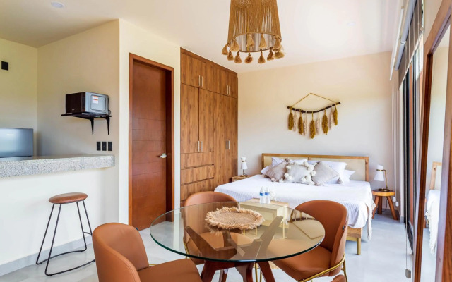 Penthouse Studio with Gym, Swimming-pool, Outdoor BBQ, Aldea Savia