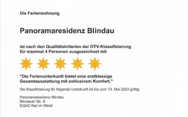 Panoramaresidenz Blindau