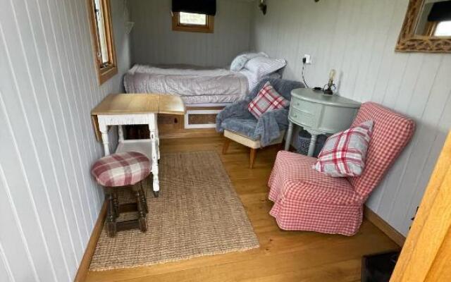 Oakley View Shepherds Huts with optional hot tub