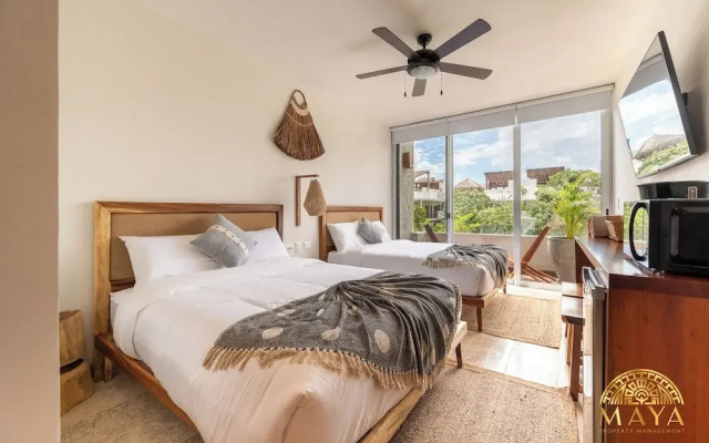 NHOA 305A Lux 2BR Pool View Aldea Zama