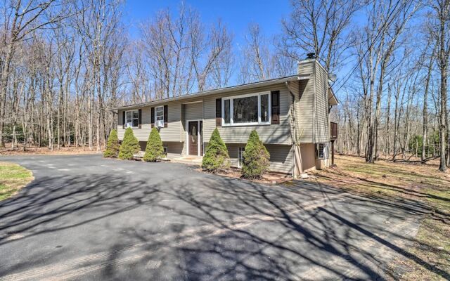 Sleek Albrightsville Home w/ Deck, Game Room
