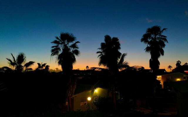 Tropical bungalow in Seru Coral Resort Curacao with beautiful gardens, privacy and large pool