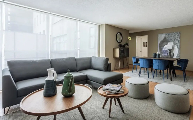 3BR Polanco Condo -elevator -parking-washer/dryer