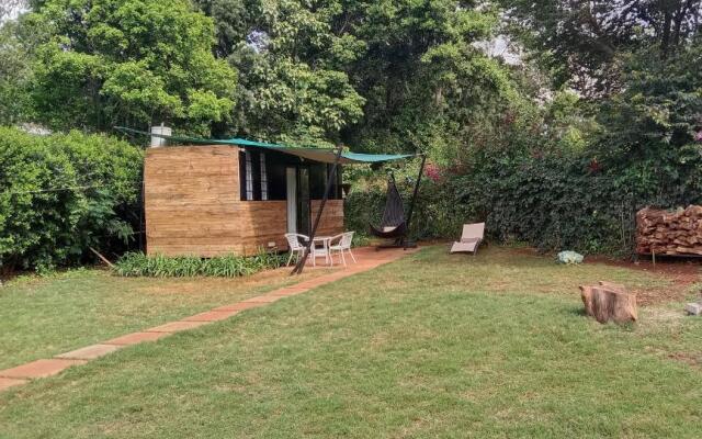 Tiny house with a quiet charming garden