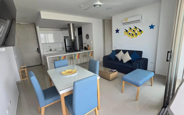 Apartamento en Samaria Club de Playa Privada Salida Directa al Mar en Pozos Colorados cerca a Zazue, Estelar, Playa Bello Horizonte, Cabo Tortuga #1 - Apartment in 圣玛尔塔 - Photo 3