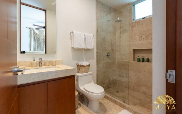 NHOA 207A Lux 2BR Condo Pool View in Aldea Zama