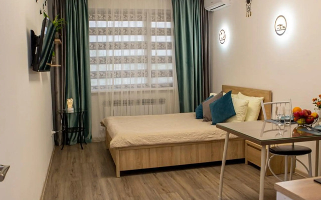 Уютная студия с видом на горы