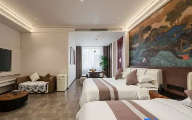 Dunhuang Yueji · Oriental Aesthetics Designer · Vacation Apartment (Shazhou Night Market) – Guest Rooms – Jiuquan