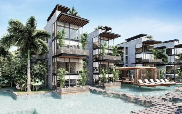 Stunning 2 Bed Condo Pools Gym Cenote Access