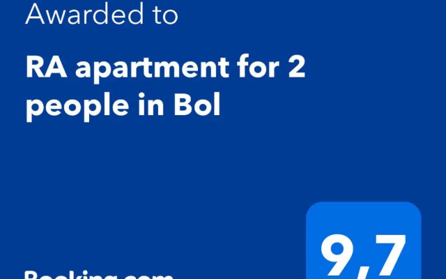 RA apartment for 2 people in Bol