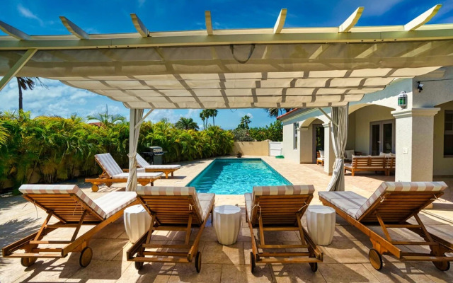 Luxury Pool Villa With View! Cabana, Bbq, 3min/beach, in Tierra del Sol!