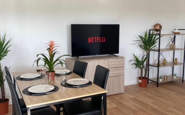 Bel Appartement 59m2 terrasse / wifi / netflix