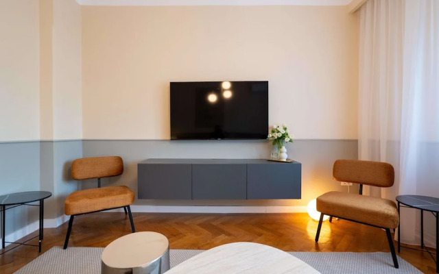 Elegant 3BR Flat Steps From Romanian Athenaeum