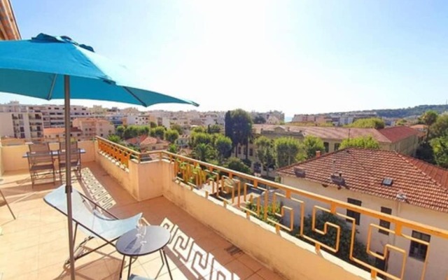 2P 60m²,Centre-ville,Calme ,Vue Mer ,Parking ,WIFI