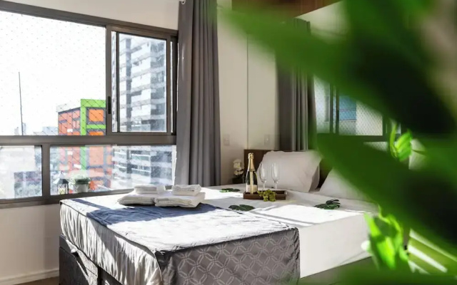 Modern, fully equipped, and well-lit with AC and gym