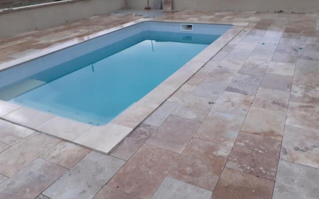 Stone holiday home in Saint Cernin de l Herm with pool