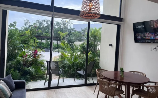 Modern apartment in Tulum trendy zone