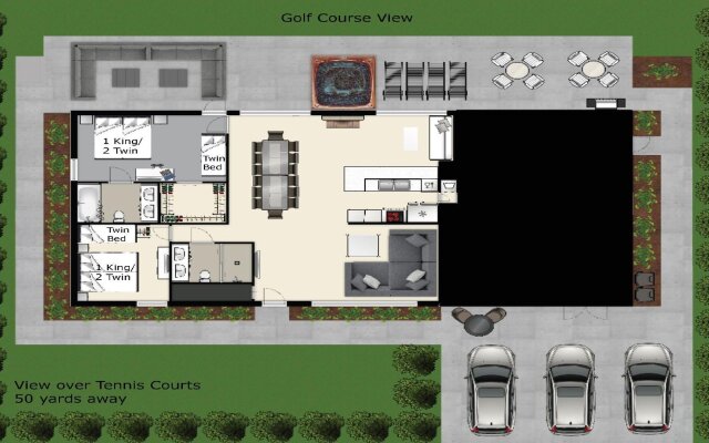 5 room Saddlebrook Golfview Villa (2BR/2BA)