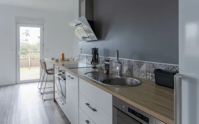 Apartment in Ploudalmezeau Near Treompan Beach