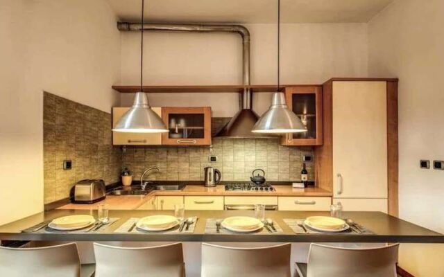 Attic terrace with St Peter's Dome View